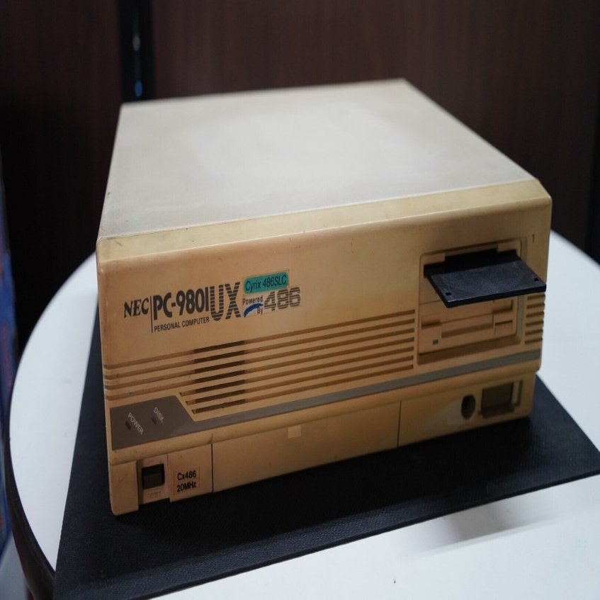 NEC PC-9801DA 5インチタイプ フルメンテナンス 動作品 PC-9801UX21(NEC)の分解写真｜kzn
