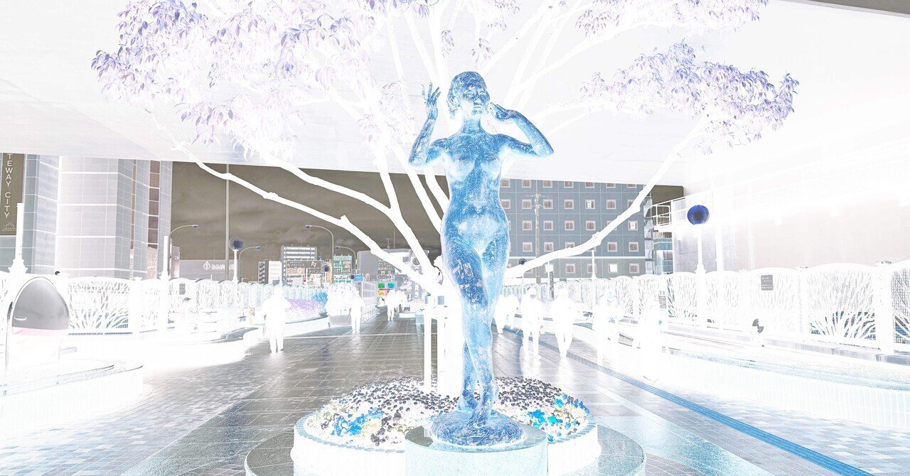 田端駅前にある金色の謎の銅像｜WAGNAS