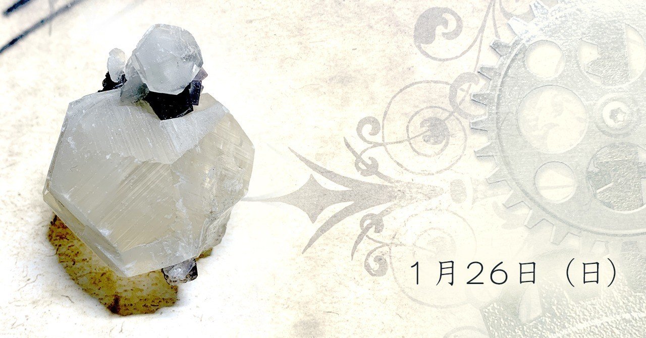 釘頭状結晶の方解石｜さとうかよこ（きらら舎）