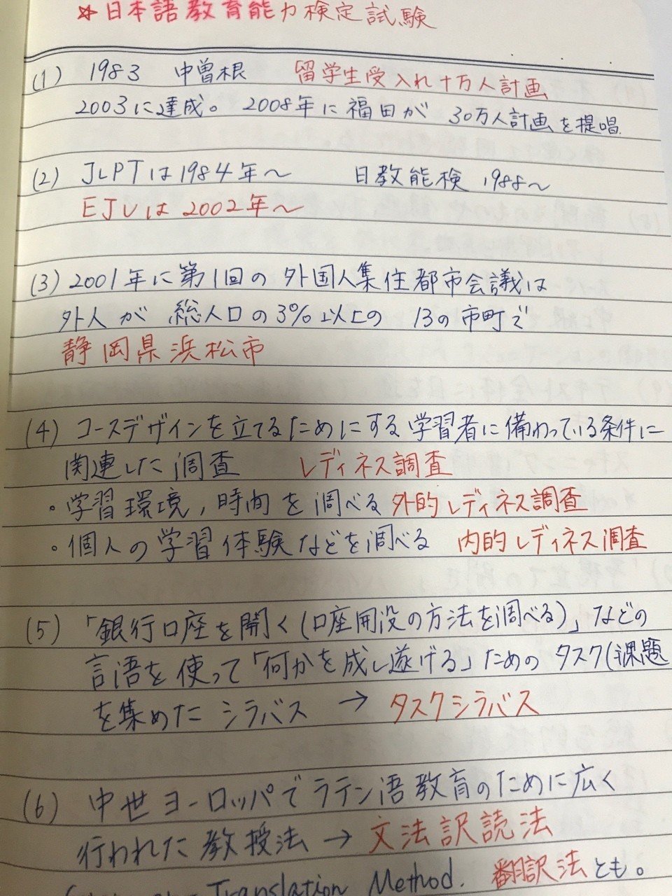 日本語教育能力検定試験