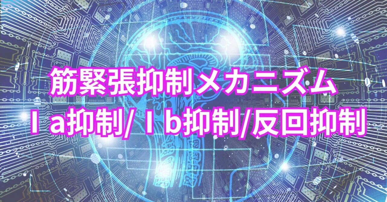 14. Ⅰa抑制/Ⅰb抑制/反回抑制｜とも| 臨床設計note