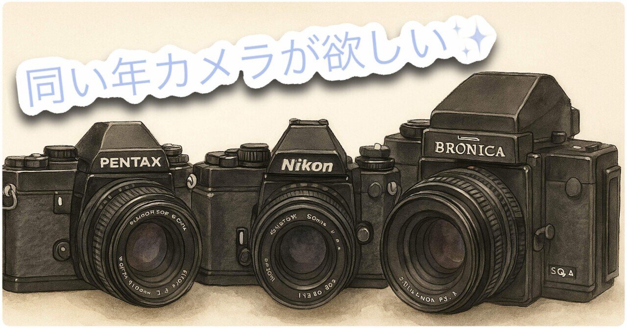 同い年のカメラ”というロマン📷 PENTAX LX、F3/T、国産中判 同い年のカメラ”というロマン📷 PENTAX LX、F3/T、国産中判