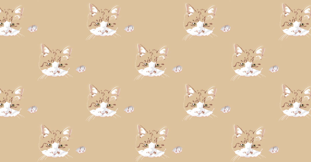 以前Illustratorで描いたのを一部使ってヘッダー画像用にしてみました。｜ෆもふෆ