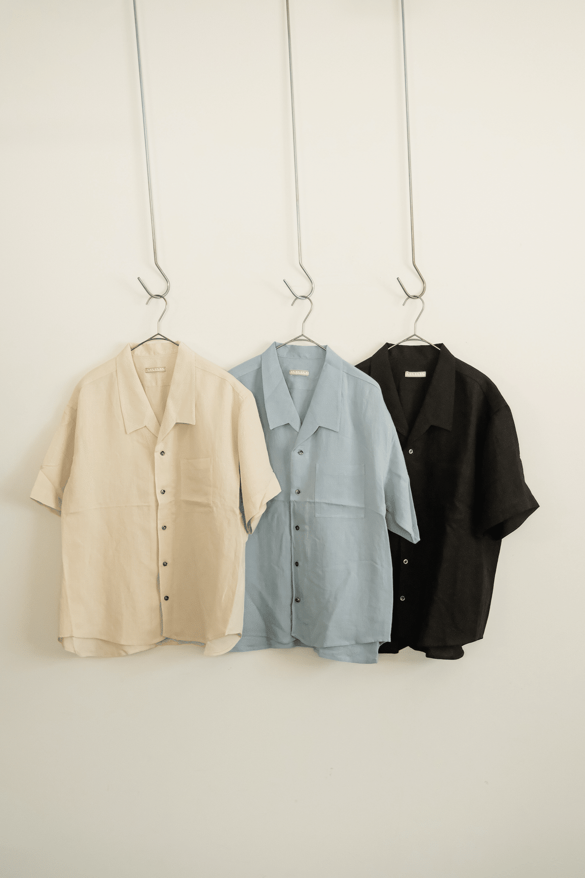 Gorsch ゴーシュ リネンシャツ カプリシャツ スキッパーシャツ 48 Gorsch ゴーシュ リネンシャツ カプリシャツ スキッパーシャツ