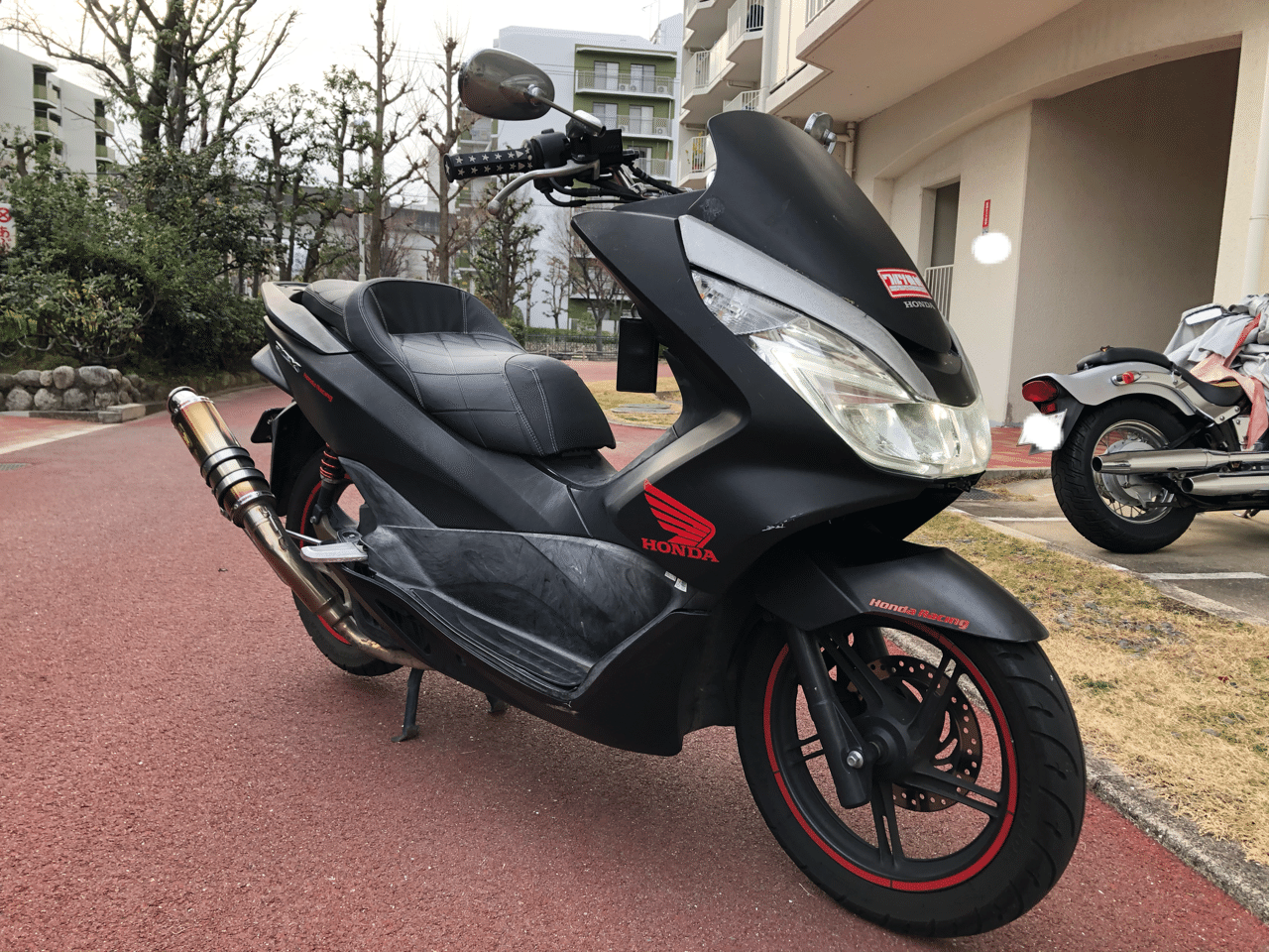 PCX125　ベリアル　ステンレスマフラー　BURIAL　JF56　JF28後期