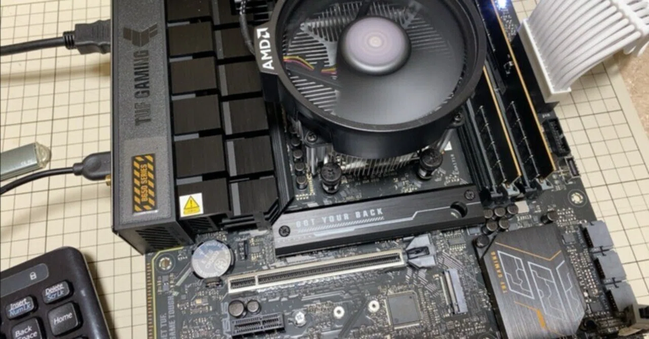 9700X メイン機のBIOS確認とM.2SSD取付 @ PC｜ハコ点のランマ