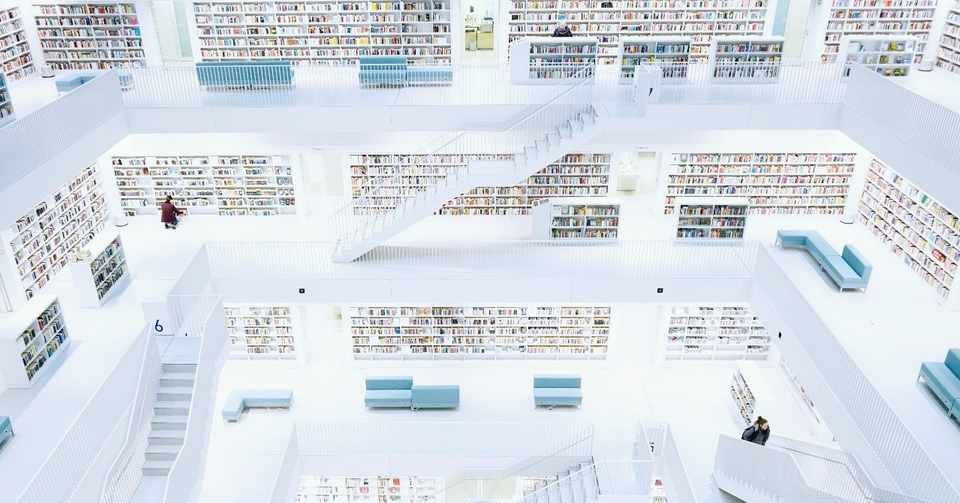 ヨーロッパの美しい図書館その9 シュトゥットガルト市立図書館 ドイツ Shun Hazama Note