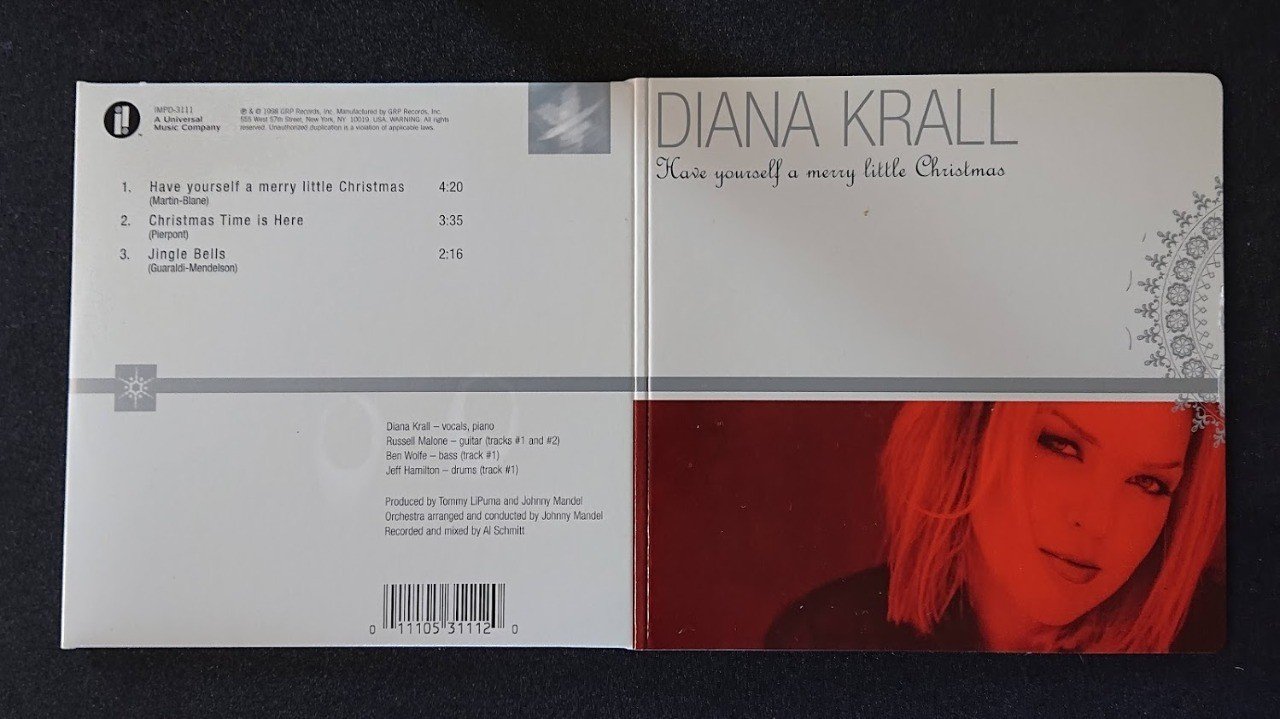 クリスマス音源リスト 34 Have Yourself A Merry Little Christmas Diana Krall 長老 Note クリスマス音源リスト 34 Have Yourself A Merry Little Christmas Diana Krall 長老 Note