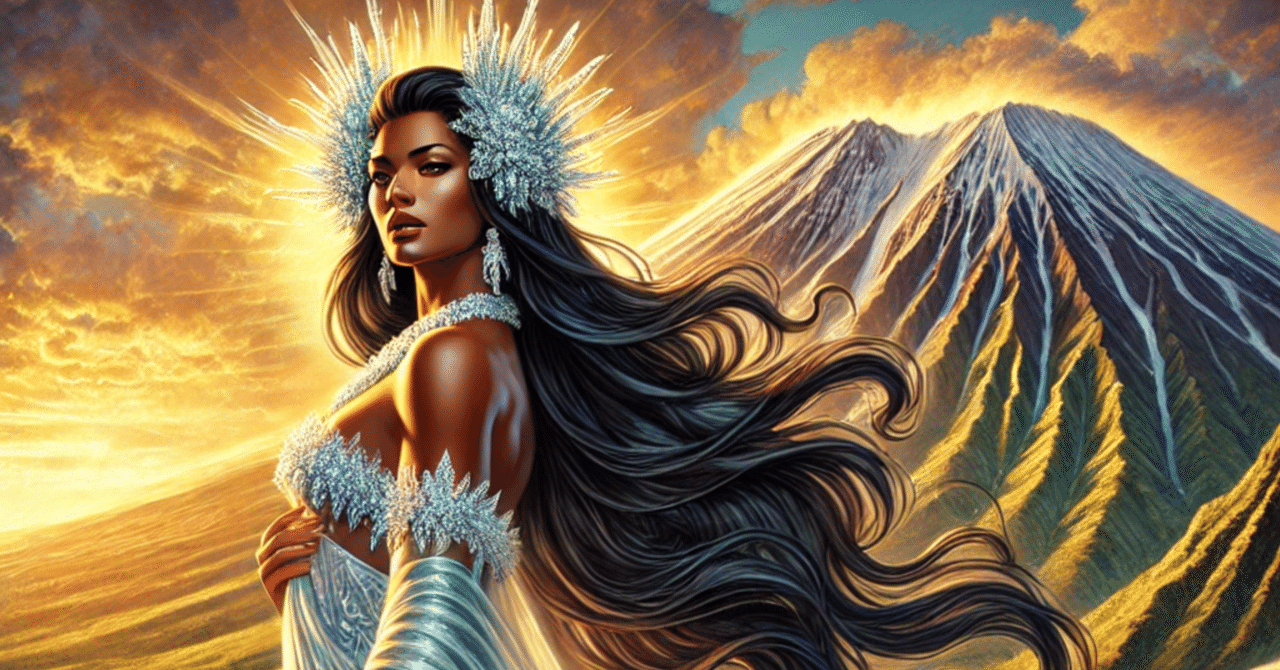 ハワイ神話ヨガ🌺 #7 マウナケア山の静寂と叡智の女神ポリアフ