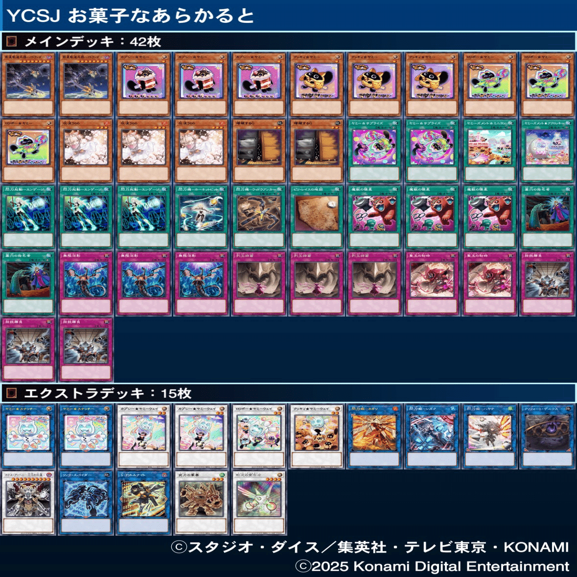 ハイドランダー学会】お菓子なあらかると(ヤミー×ハイドランダー