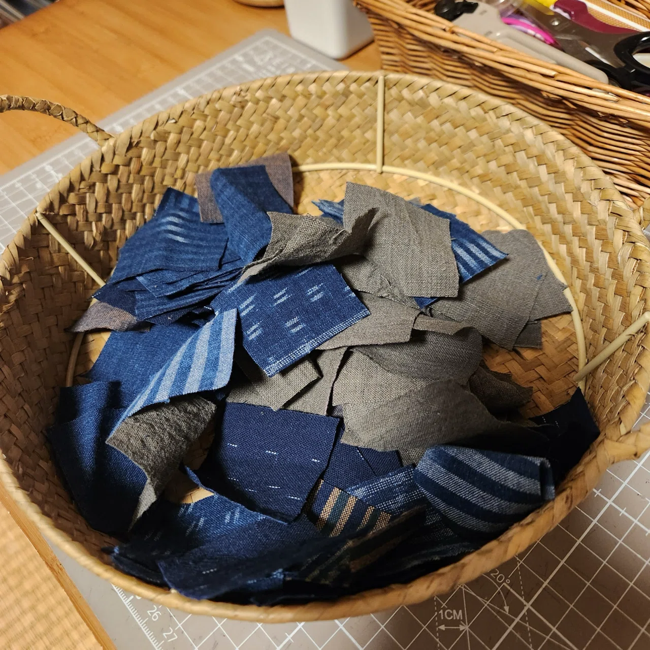 刺し子パッチワークポーチ制作日誌【ピストル☆ハンドメイド