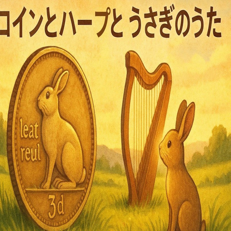 コインとハープとうさぎのうた｜アンティークコインの物語
