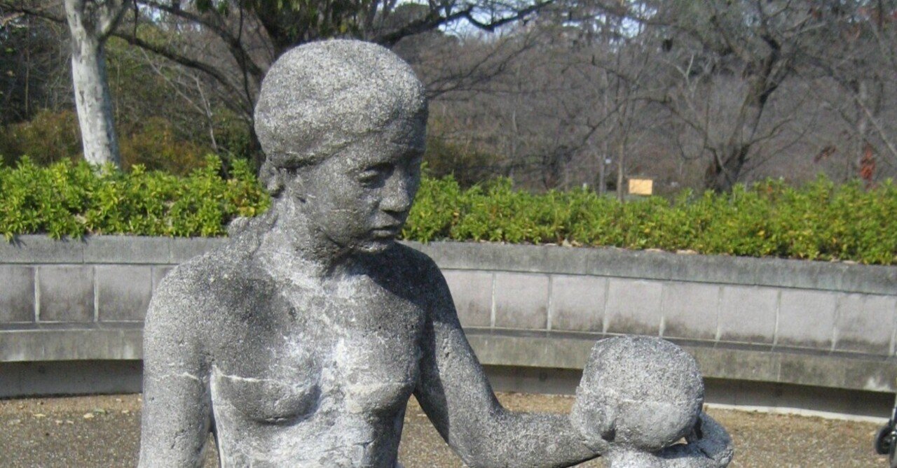 京都の野外彫刻フィールドワーク 『母子像』編｜kazuki