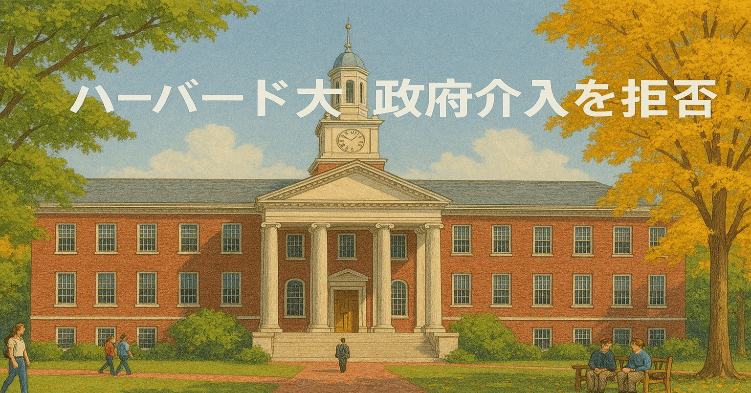 🇺🇸 ハーバード大学学長が緊急声明「アメリカ高等教育の約束