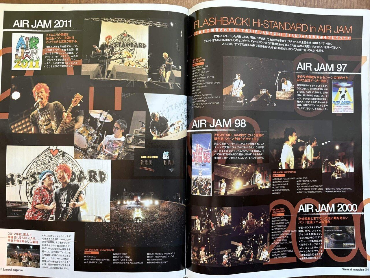 AIR JAM'98から26年と237日。ハイスタのSET LISTの謎が遂に AIR JAM'98から26年と237日。ハイスタのSET LISTの謎が遂に