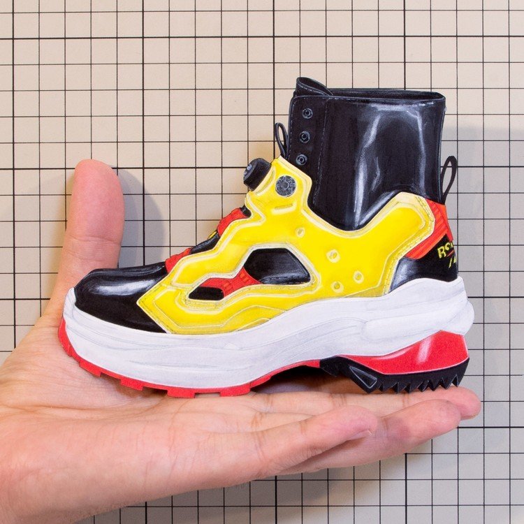 Shoes：01474 “Maison Margiela × Reebok” InstaPump Fury Tabi Sneaker Boot（Artisanal Co-ed SS20）