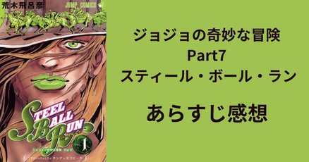 一番くじ ジョジョの奇妙な冒険 Part7 スティール・ボール・ラン