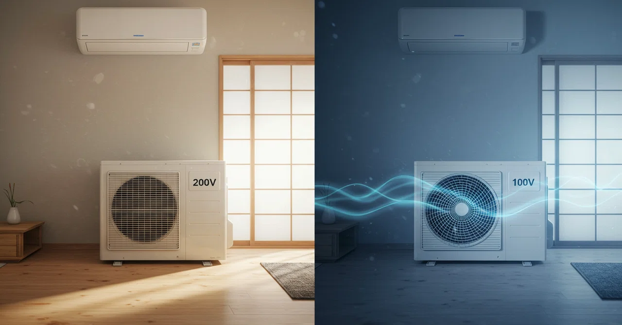 エアコン2023年製 100V 取引中 当店オリジナル AIRCON-14-100V-KJ 