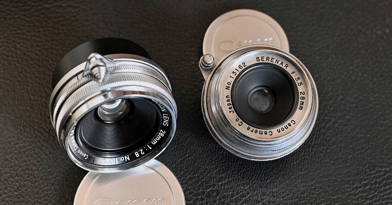 作例ありCanon Serenar 28mm f3.5 ライカ Lマウント