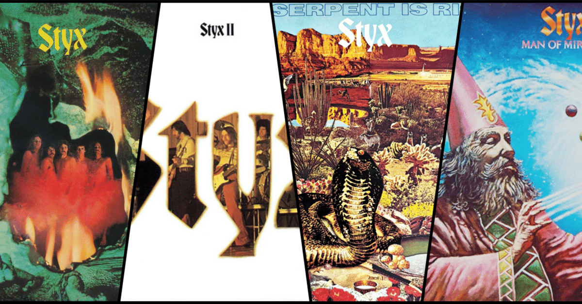 スティクス STYX レコード 初期名盤 ★ アメリカン プログレ ハードロック STYXの名盤4選:原点と実験精神が交差する初期作品群 / Wooden