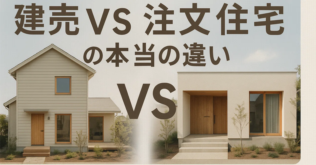 マイホーム選びで後悔したくない!建売VS注文住宅の本当の違い|あすか