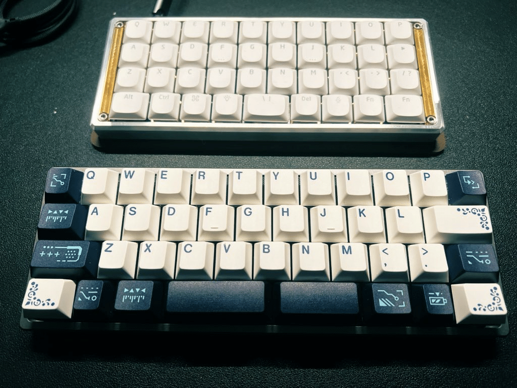 Trident42 LowProfile 自作キーボード 完成品 40%一体型キーボード「Trident42」ビルドログ｜kazy