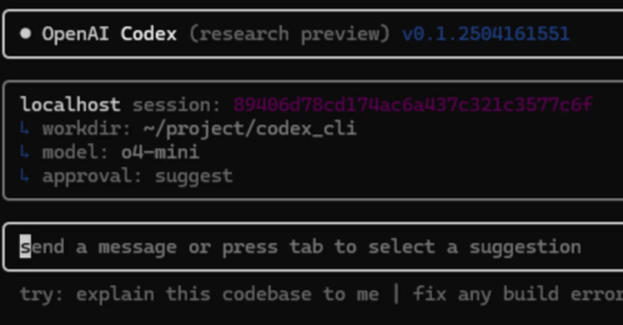 OpenAIのCodex CLIを試す｜hantani