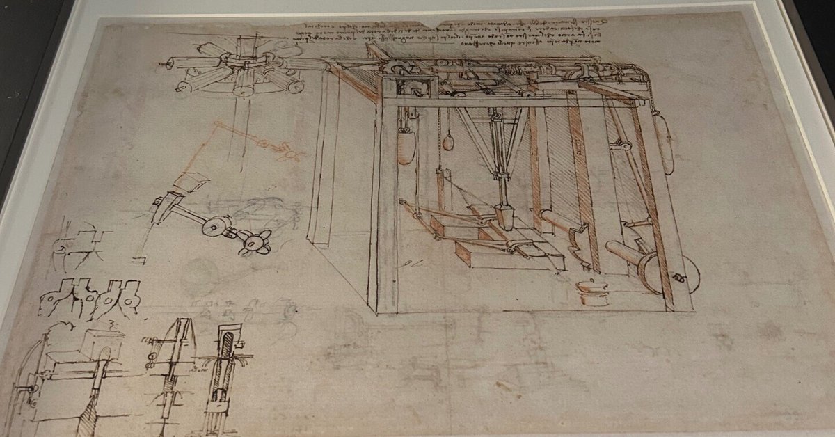 イタリアの専門職人の手によるLeonardo Da Vinci の書物の復元作品 レオナルドダビンチの絵が本物や！！格式高く！一流！イタリアの