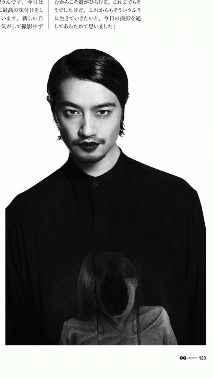首を切り落とした絵を服にしたヨウジヤマモト それを着た斎藤工さん 内田すずめ Note 首を切り落とした絵を服にしたヨウジヤマモト それを着た斎藤工さん 内田すずめ Note