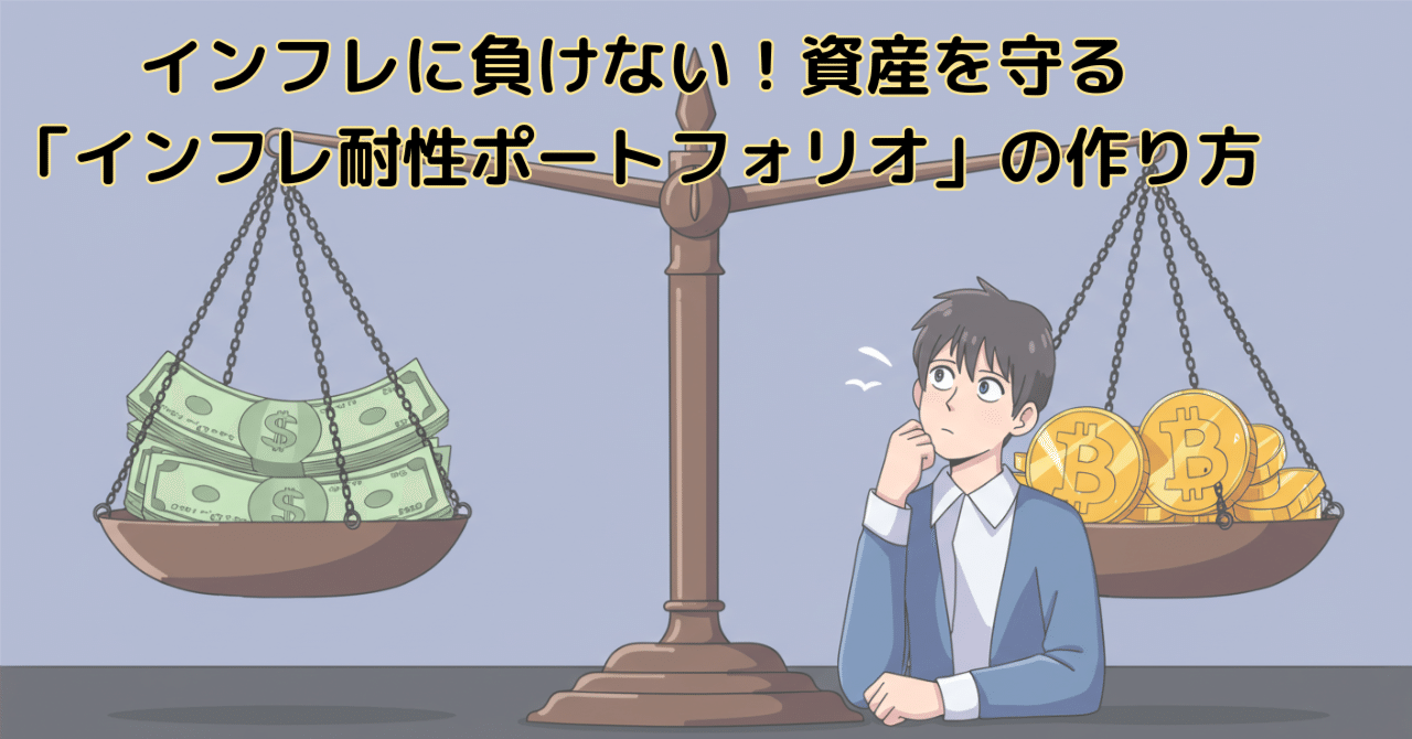 インフレに負けない！資産を守る「インフレ耐性ポートフォリオ」の作り方｜ReAlign - 不動産エージェントと直接つながる、投資家のためのSNS