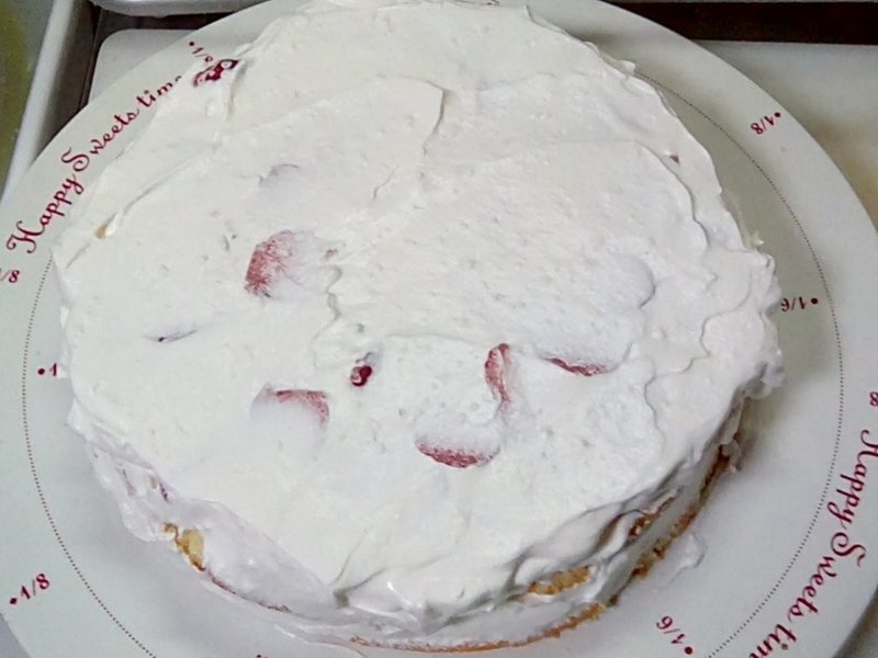 菓子パン イチゴスペシャル をホールケーキにリメイクした 東雲いづる2nd垢 Note