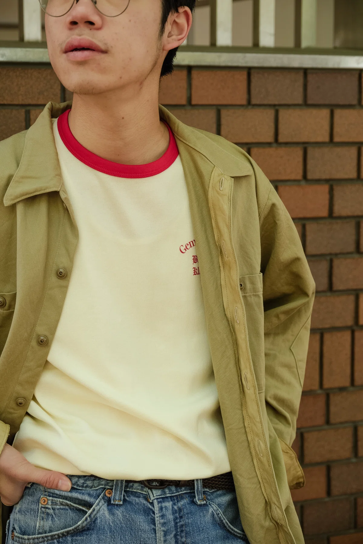 た*き様 ビソウン　bisown ムスターヴェルク別注トリムTシャツ た*き様 ビソウンbisown ムスターヴェルク別注トリムTシャツ | ヤマダ