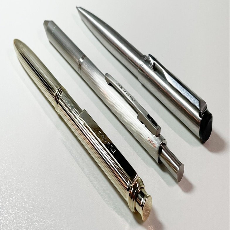 リサイクルショップで見つけた「パーカーのシャーペン」と「コムサ・デ