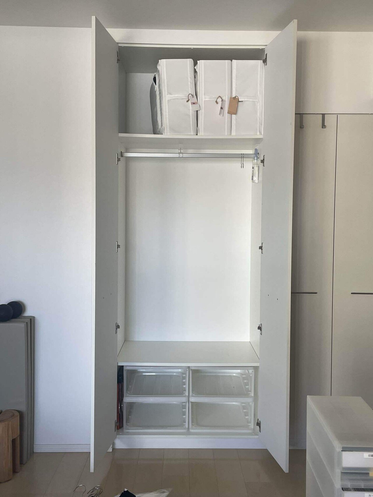 【断捨離】 断捨離中 ② 断捨離中 断捨離中〜 整頓中です。 ZX] I thought