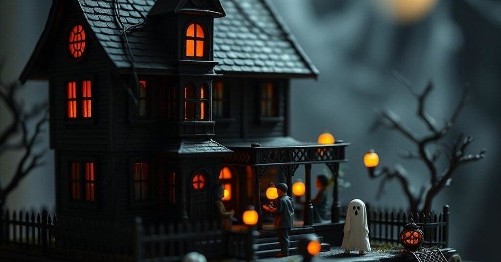 m&m's エムアンドエムズ ハロウィンハウス お化け屋敷 ライト