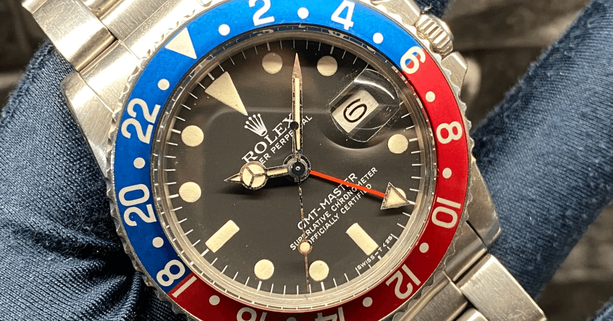 整合性◎ 絶妙エイジングインサートが魅力！GMTマスター1675 MK4