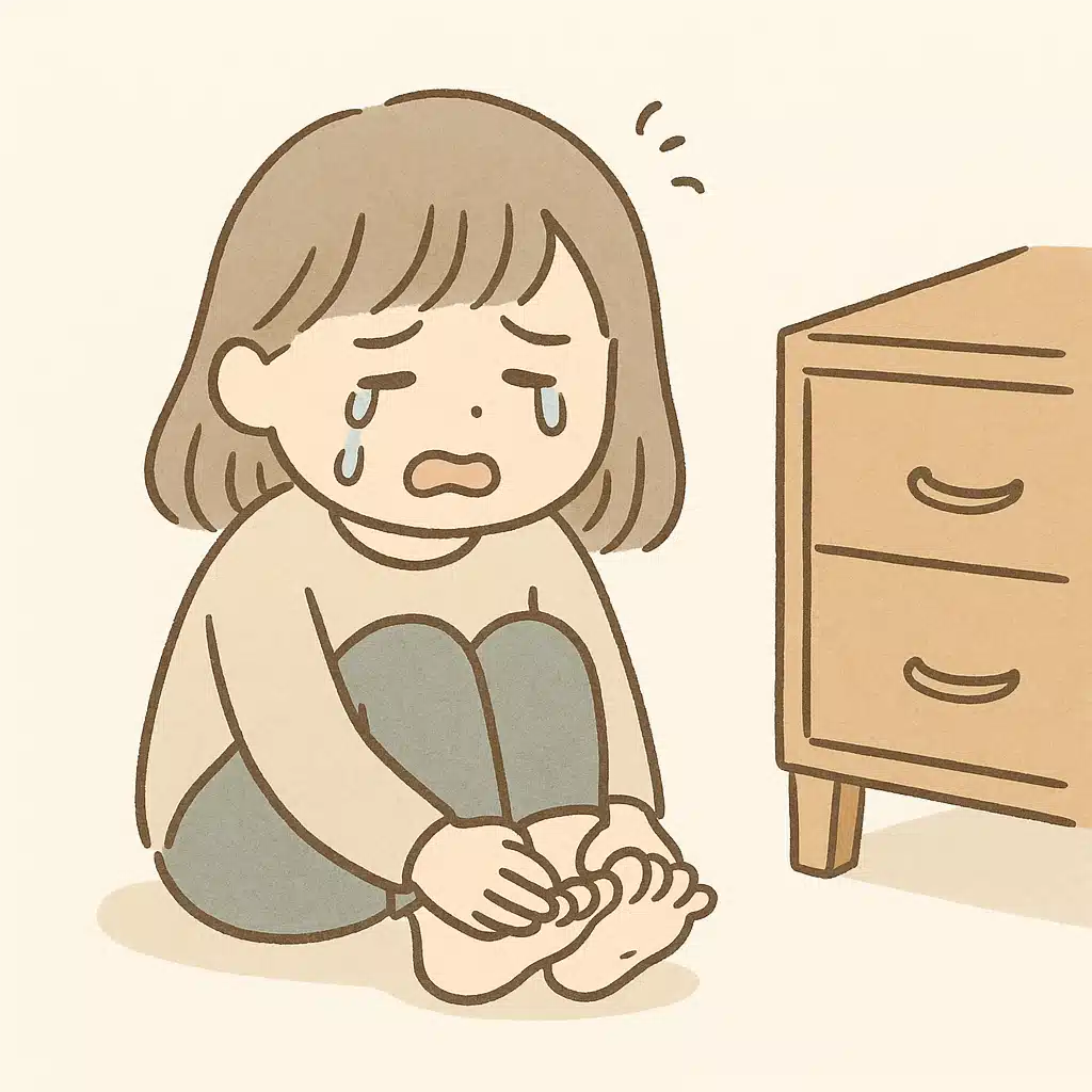 タンスの角と和解した女