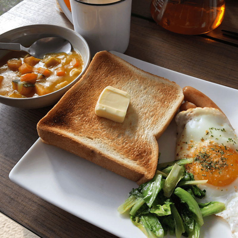 とある日の朝食 Mimi 英語 旅 暮らし Note