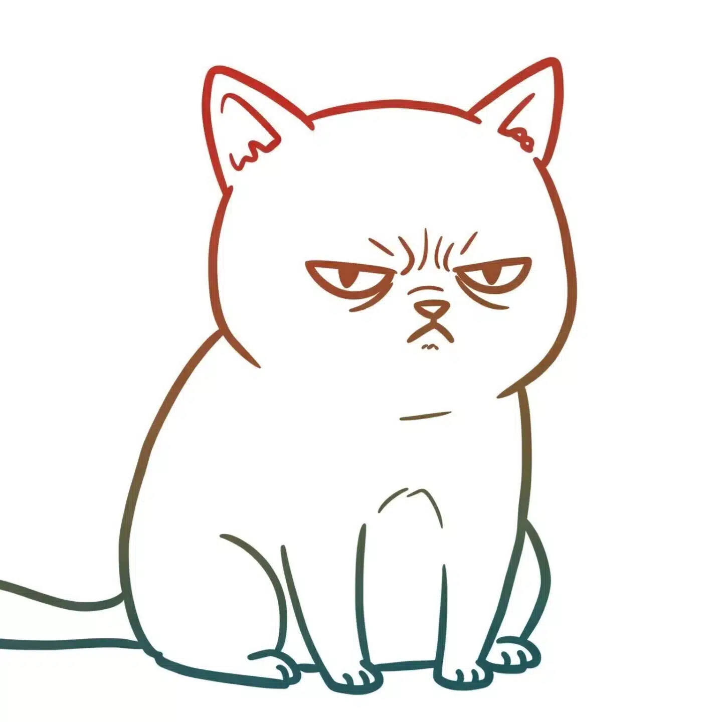 虹色のふて猫🌈