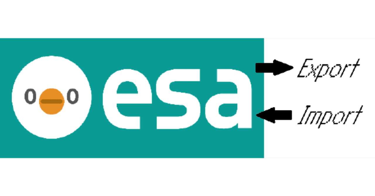 esa.ioで記事とコメントをExport/Import｜ラフアンドレディ株式会社｜ラフなひとこと