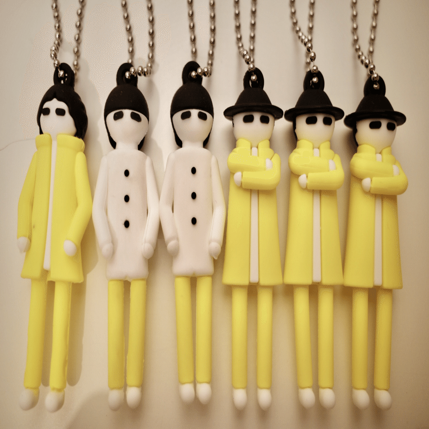 04 クリープハイプのPVCキーホルダー｜小川誰荷