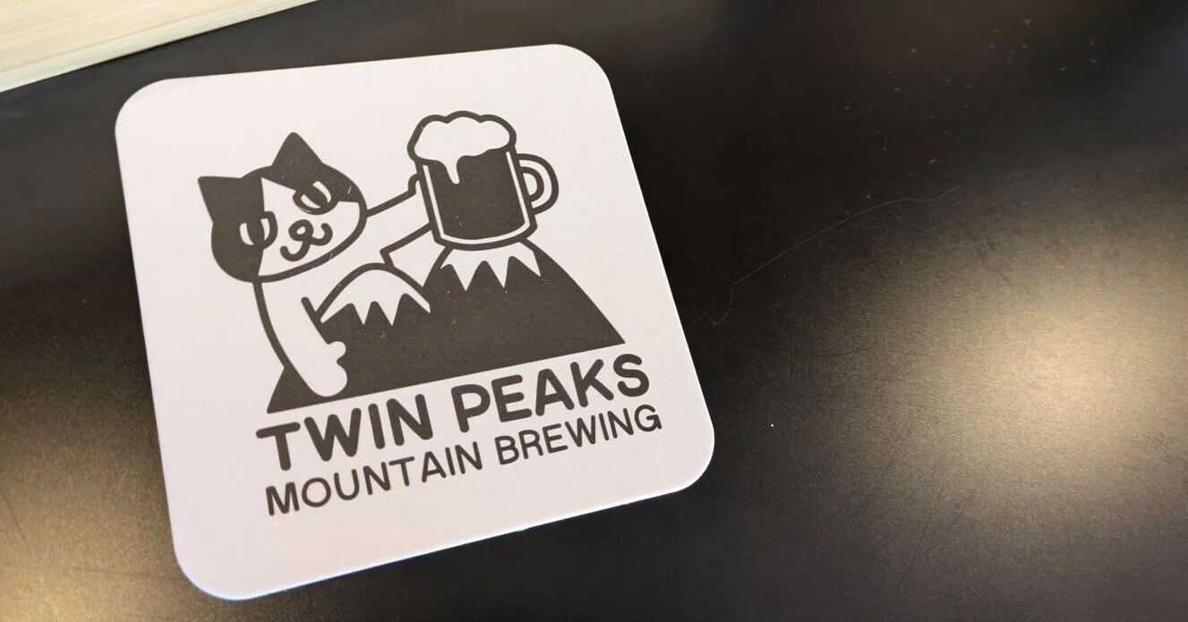 TWIN PEAKS ツインピークス 缶バッジ ツインピークスマウンテンブルーイング Twin Peaks Mountain Brewing