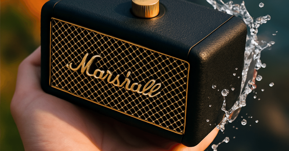 休日限定 Marshall Emberton III徹底レビュー｜32時間再生＆防水対応の スピーカー・ウーファー