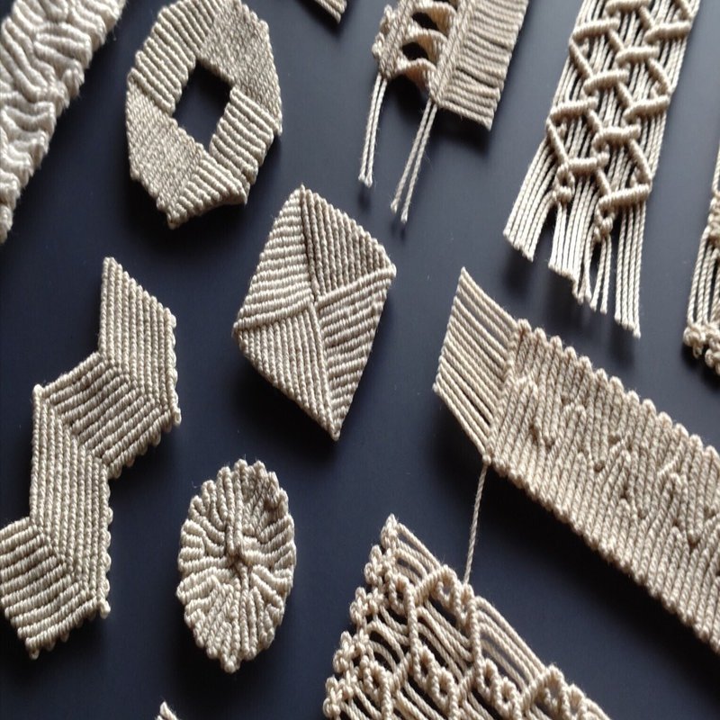 5月1日-5月31日 | 松田紗和『糸で作る文様 マクラメレースの