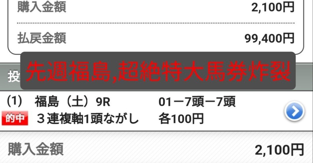競馬 単勝馬券 No.2 外国馬の単勝馬券 | 馬小屋店長日記