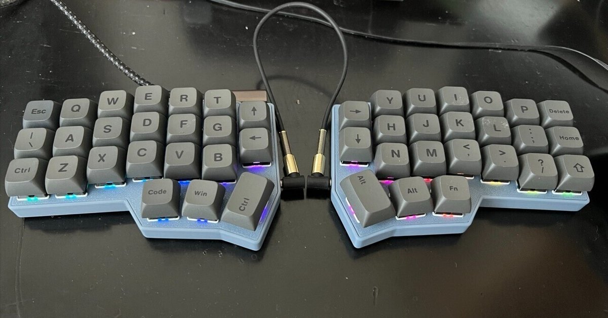 クラシック 自作キーボード（Corne V4 Cherry）｜らんさぶ Keyboard