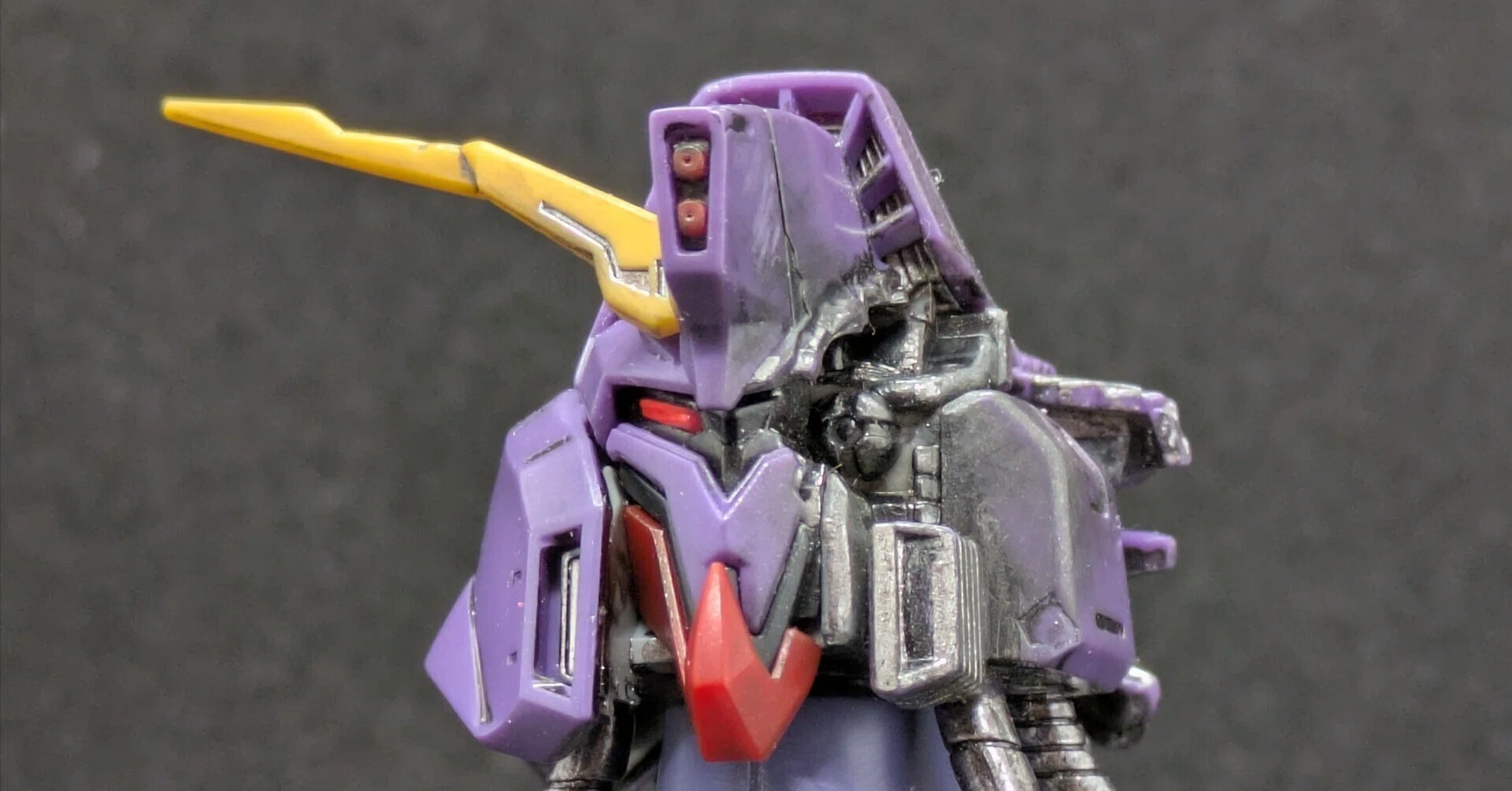 Gunpla][Experiment] I want to make the Psycho Gundam Mk-II's eyes
