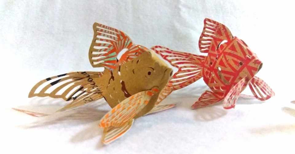 お菓子な金魚 型紙 作り方 第１回 琉金 リュウキン カミヤ Note