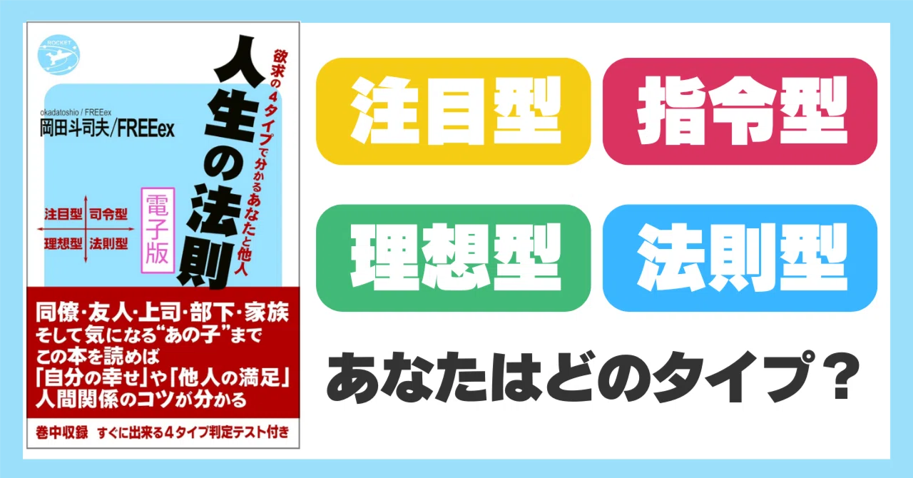 初版人生の法則 「欲求の4タイプ」 で分かるあなたと他人／岡田斗司 【