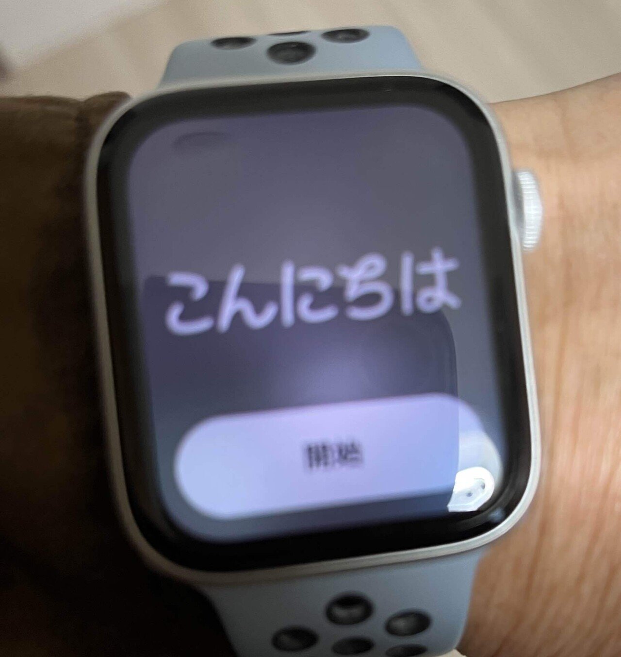 【動作確認済/電池あり】アップル アナログ時計 ウォッチ AiMike スマートウォッチ 通話機能 心拍数 日本製センサー 日本